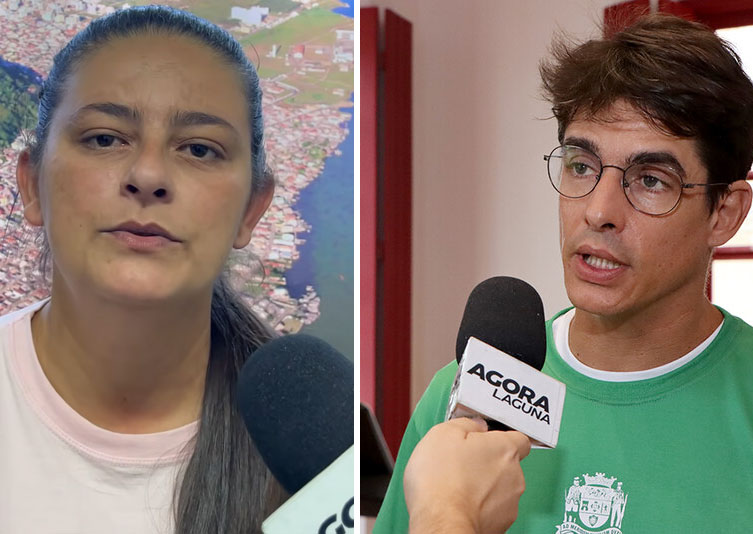 Mãe em transmissão ao vivo criticando política pública de saúde, com smartphone em primeiro plano e expressão de preocupação.